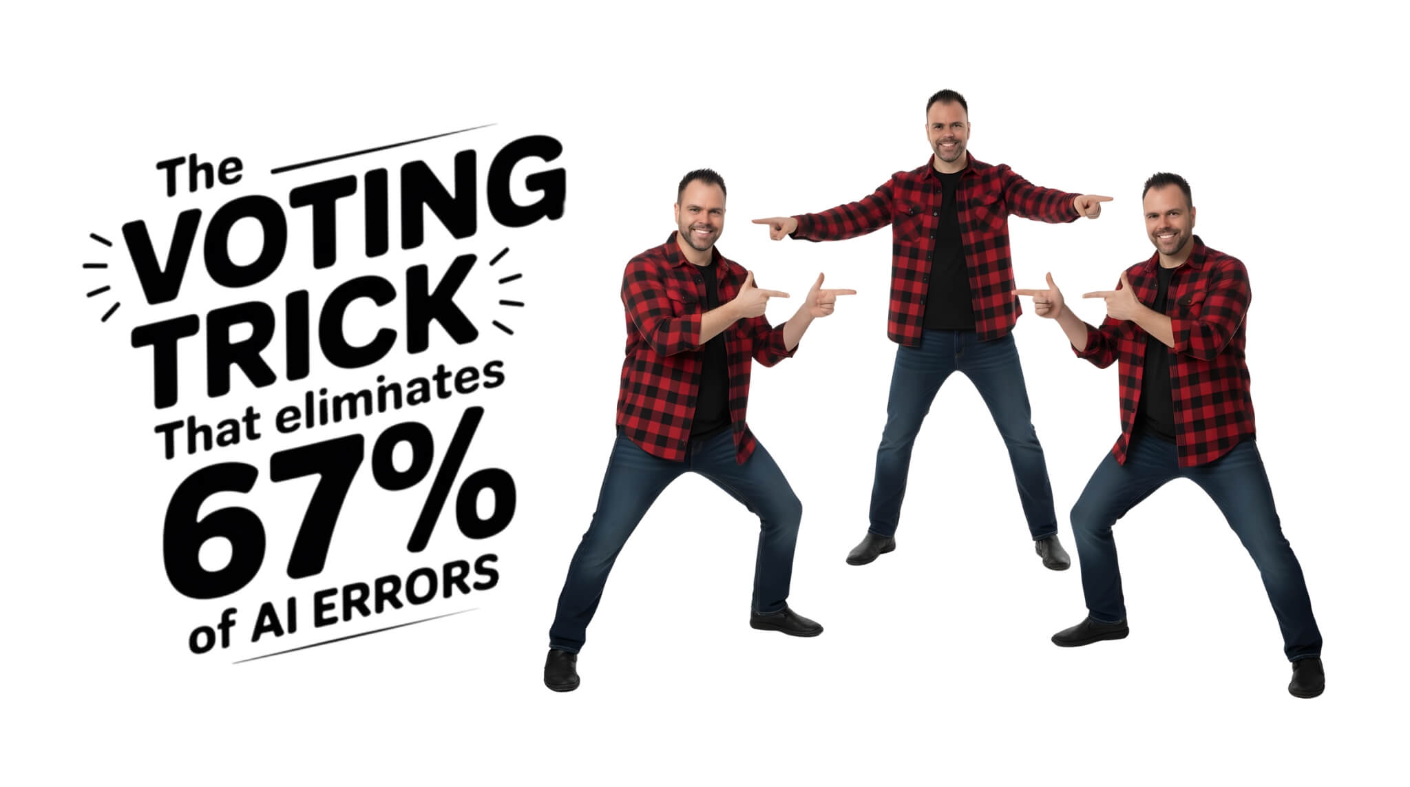 the voting trick that eliminates 67% of AI errors