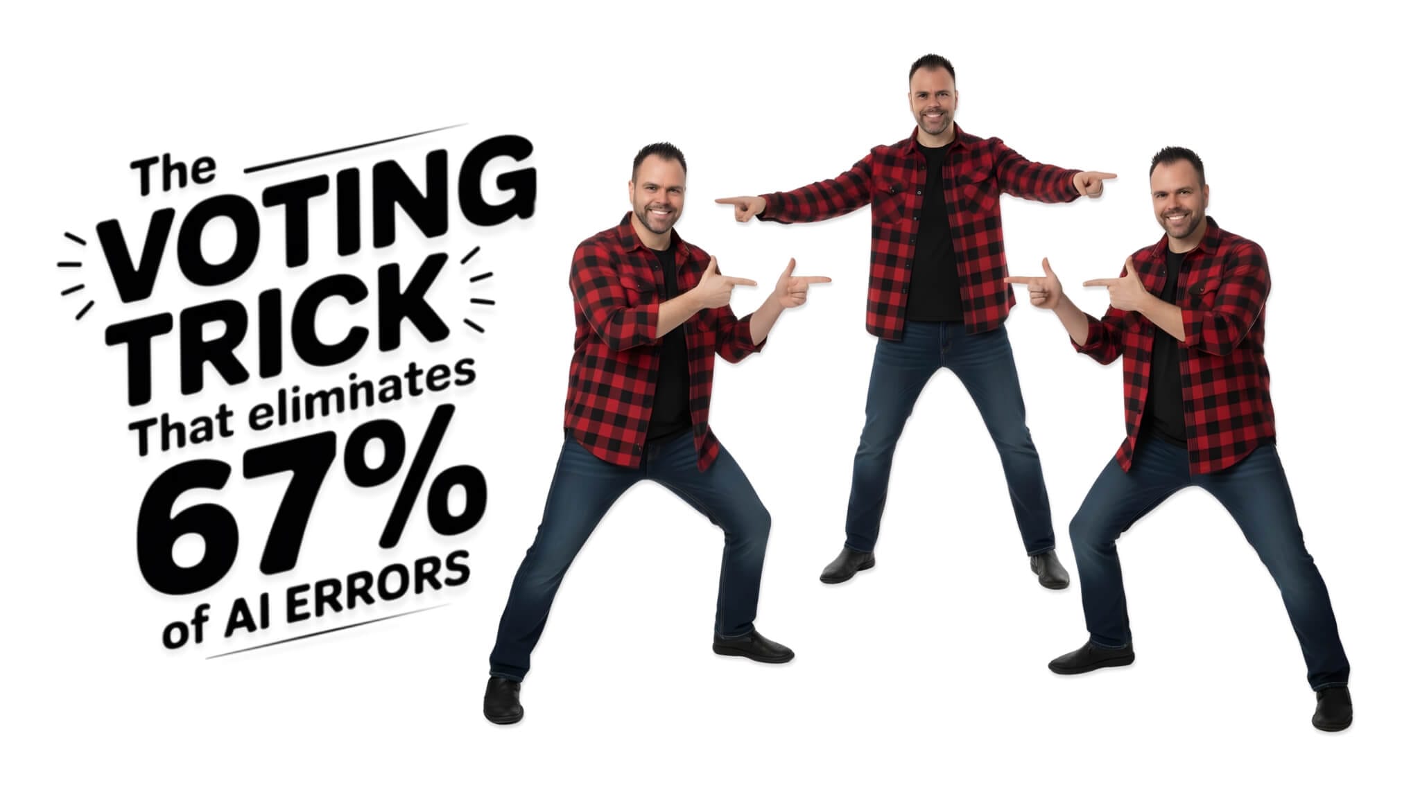 the voting trick that eliminates 67% of AI errors